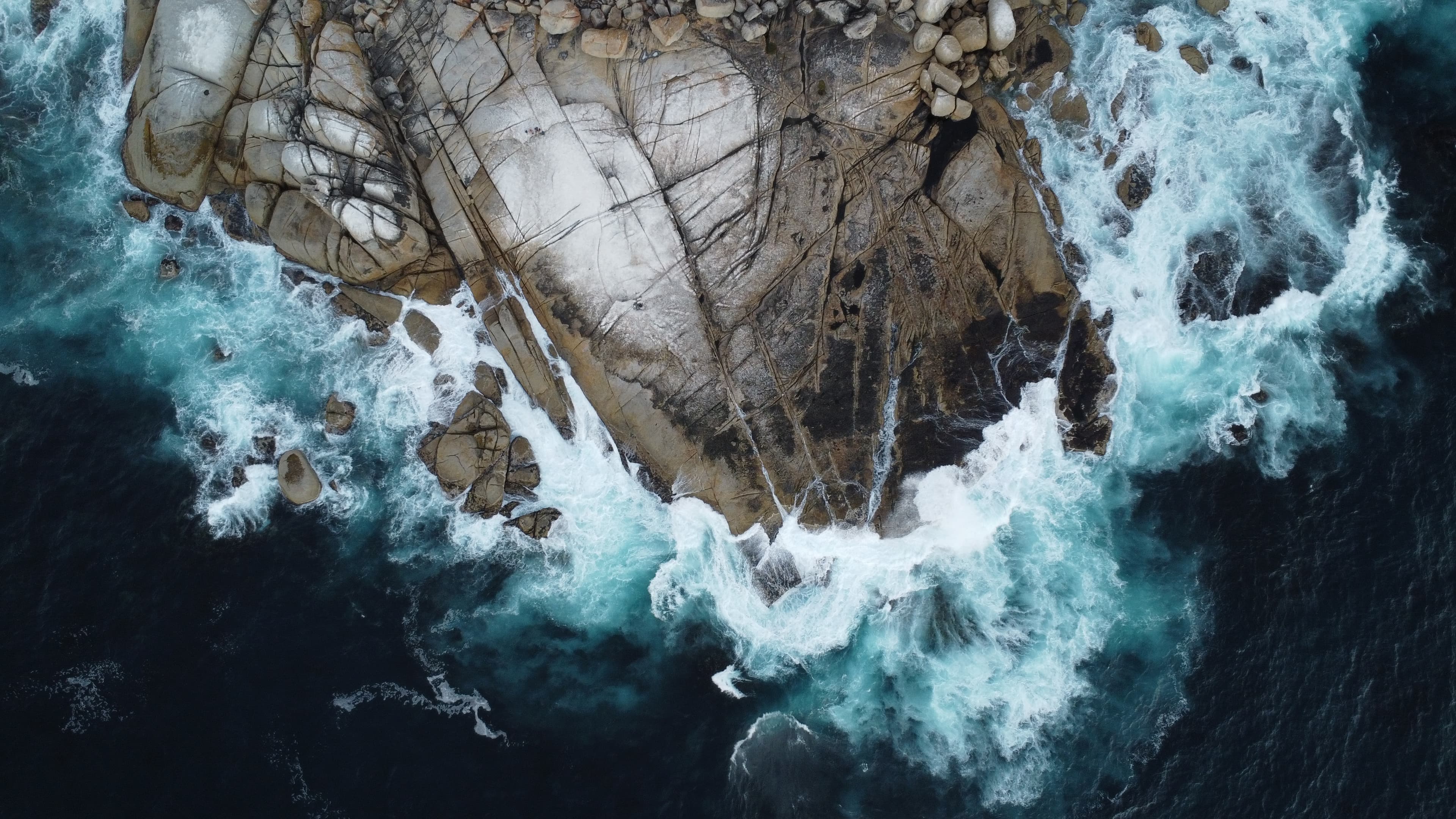 Aerial coastline view for I'M NOT PLASTIC